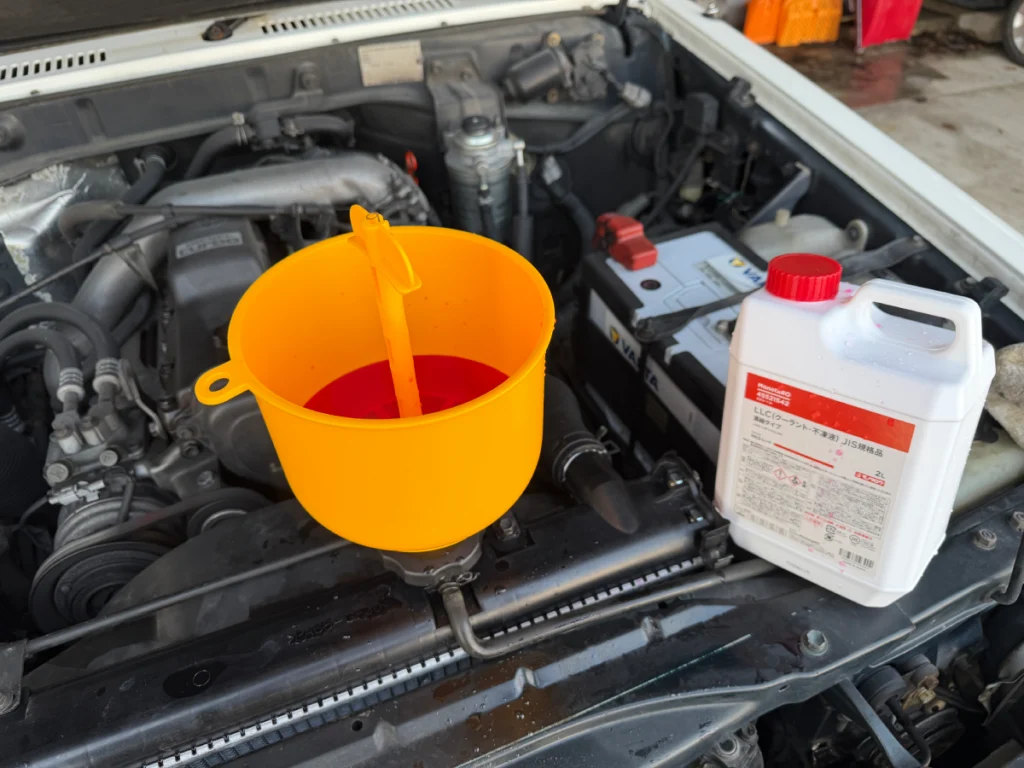 クーラント注入